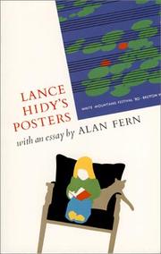 Cover of: Lance Hidy's posters