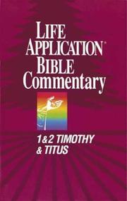 Cover of: 1 Timothy, 2 Timothy, Titus by Bruce B. Barton