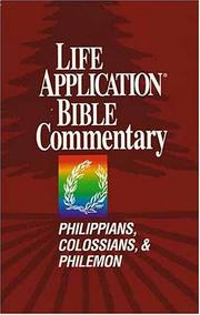Cover of: Philippians, Colossians, Philemon