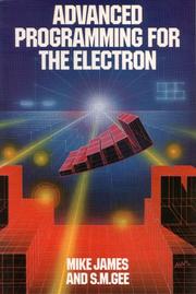 Cover of: Advanced programming for the electron