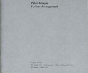 Cover of: Peter Bowyer: further arrangement