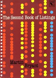 Cover of: The  second book of listings | Martin Bryant