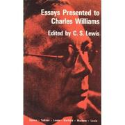 Cover of: Essays Presented to Charles Williams by 