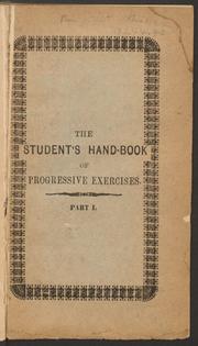 The student's hand-book of progressive exercises by Vaman Shivram Apte