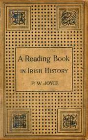 Cover of: A  reading book in Irish history | P. W. Joyce