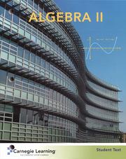 Cover of: Carnegie Learning Algebra II