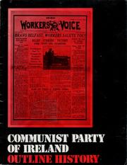Cover of: Communist Party of Ireland: Outline History