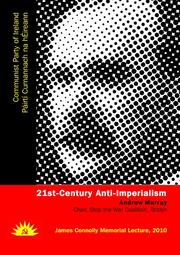 Cover of: 21st-Century Anti-Imperialism: James Connolly Memorial Lecture, 2010