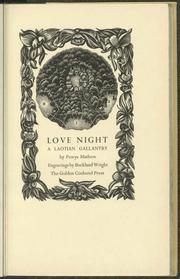 Cover of: Love night | E. Powys Mathers