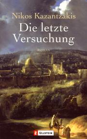 Cover of: Die letzte Versuchung by 