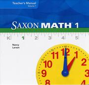 Saxon Math 1 (Saxon Math Grade 1) by Nancy Larson