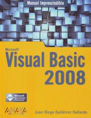 Cover of: Visual Basic 2008 (Manual imprescindible) by 