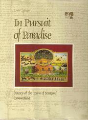 Cover of: In pursuit of paradise: history of the town of Stratford, Connecticut