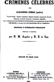 Cover of: Crimenes Celebres by Alexandre Dumas