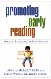 Cover of: Promoting early reading: research, resources, and best practices
