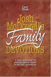 Cover of: Josh McDowell's one year book of family devotions