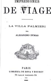 La Villa Palmieri by Alexandre Dumas, MS