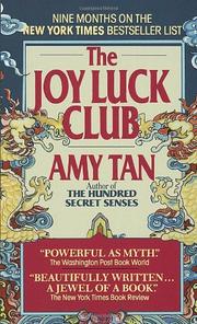 Cover of: The  Joy Luck Club by Amy Tan