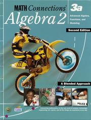 Math Connections Algebra 2 3a by William P. Berlinghoff