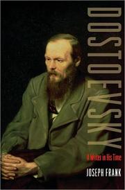 Cover of: Dostoevsky: a writer in his time