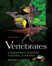 Cover of: Vertebrates by Kenneth Kardong