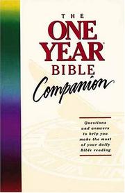 Cover of: The One year Bible companion.