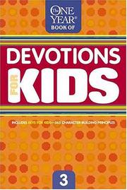 Cover of: One Year Book of Devotions for Kids #3 by Children's Bible Hour