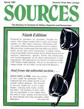 Cover of: Sources 9: The directory of Experts and Spokesperson ; 1982