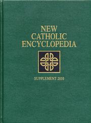 Cover of: New Catholic encyclopedia supplement 2010