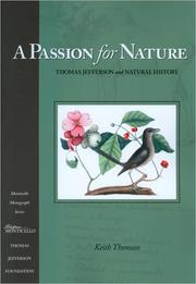 Cover of: A  passion for nature by Keith Stewart Thomson