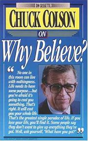 Cover of: Chuck Colson on Why Believe? (On Cassette)