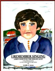I REMEMBER SINGING by Arielle A. Aaron