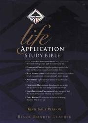 Cover of: Life Application Study Bible: KJV Black Bonded Leather