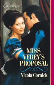 Cover of: Miss Verey's Proposal by Nicola Cornick