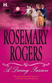 Cover of: A Daring Passion by Rosemary Rogers