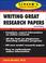 Cover of: Schaum's Quick Guide to Writing Great Research Papers