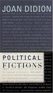 Cover of: Political Fictions by Joan Didion