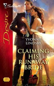 Cover of: Claiming His Runaway Bride by Yvonne Lindsay