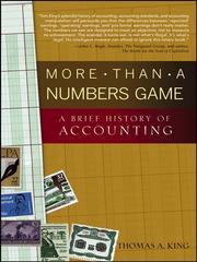 Cover of: More Than a Numbers Game by Thomas A. King