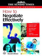 Cover of: How to Negotiate Effectively by David Oliver