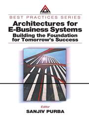 Cover of: Architectures for E-Business Systems