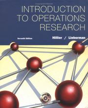 Cover of: Introduction to Operations Research