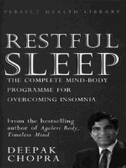 Cover of: Restful Sleep by Deepak Chopra