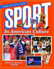 Cover of: Sport in American Culture by Joyce Duncan, Joyce Duncan