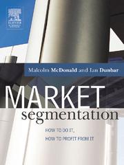 Cover of: Market Segmentation by McDonald, Malcolm.