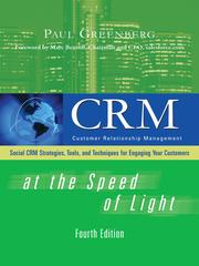 Cover of: CRM at the Speed of Light by Paul Greenberg, Paul Greenberg