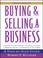 Cover of: Buying and Selling a Business