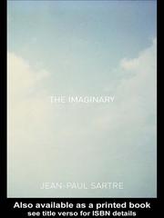 Cover of: The Imaginary by Jean-Paul Sartre