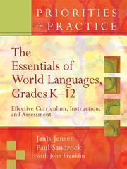 Cover of: The Essentials of World Languages Grades K–12 | Janis Jensen
