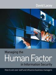 Cover of: Managing the Human Factor in Information Security